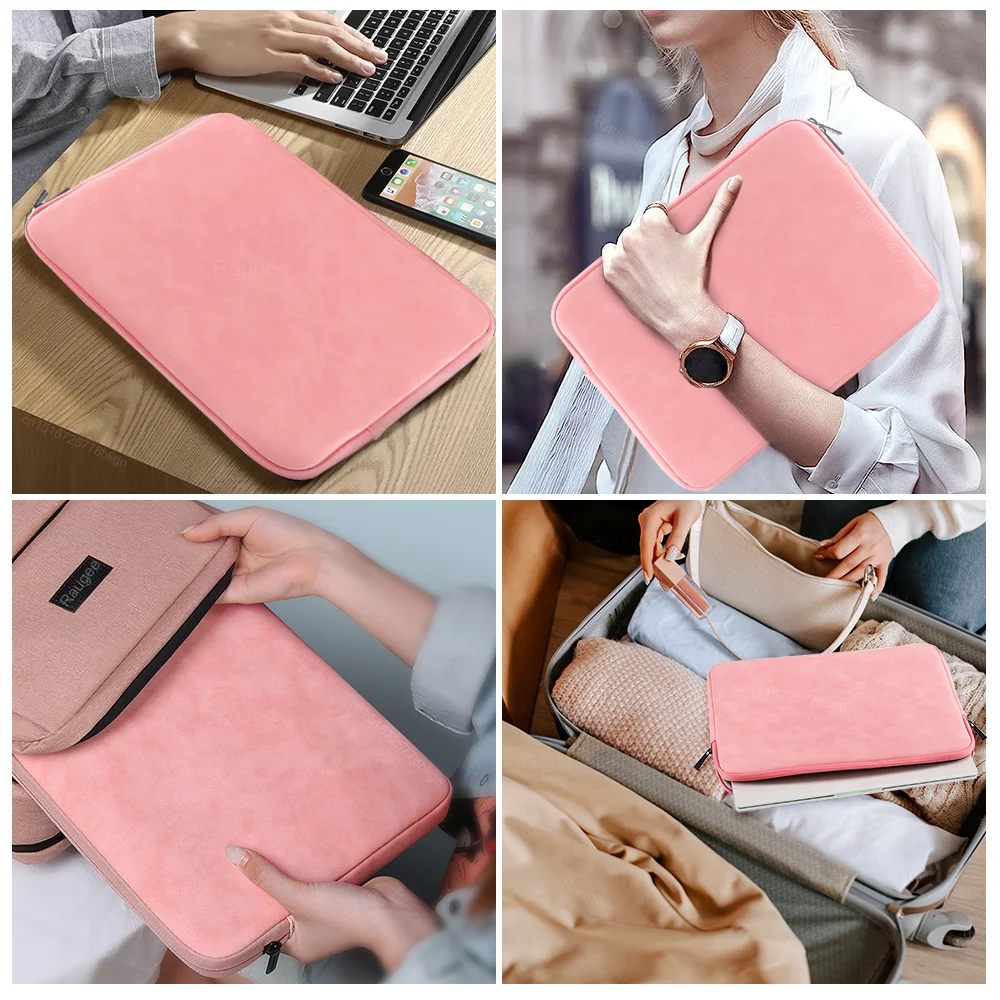 Laptop Sleeve Bag for Macbook Air Pro 13 13.3 14 15.4 15.6 Inch Notebook Pouch for Lenovo Asus HP Dell Portable Bag Cover Case - Image 6